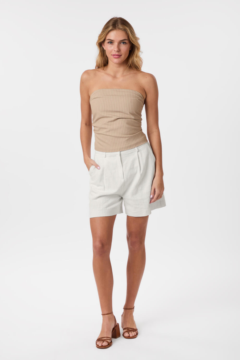 Sega Ramie shorts - Off White